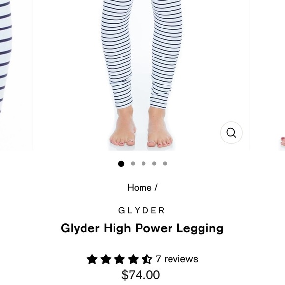 Glyder striped yoga pants - Picture 2 of 10